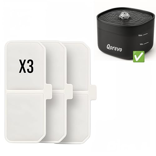 Qorevo Filtres pour Fontaine - Lot de 3 Réfrigérés Économie d'Énergie