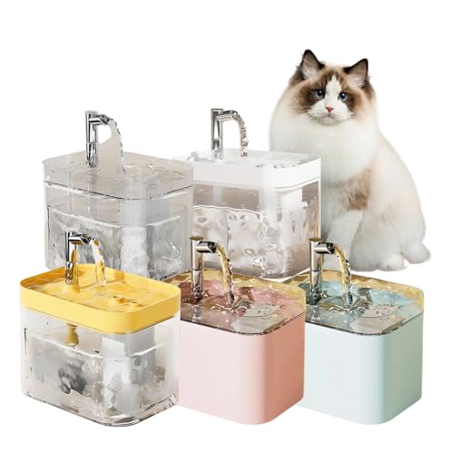Fontaine à Eau Silencieuse Intégrée pour Animaux de Compagnie - Chiens, Chats et Oiseaux - Filtre de Circulation Automat