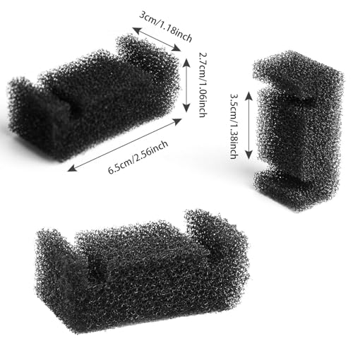 <think>
</think>
10 Filtres pour Fontaine à Eau pour Chat - Eponges Noires de Rechange - Compatible avec la Majorité d